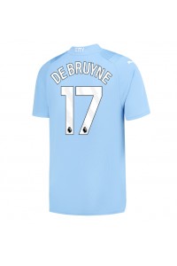 Fotbalové Dres Manchester City Kevin De Bruyne #17 Domácí Oblečení 2023-24 Krátký Rukáv